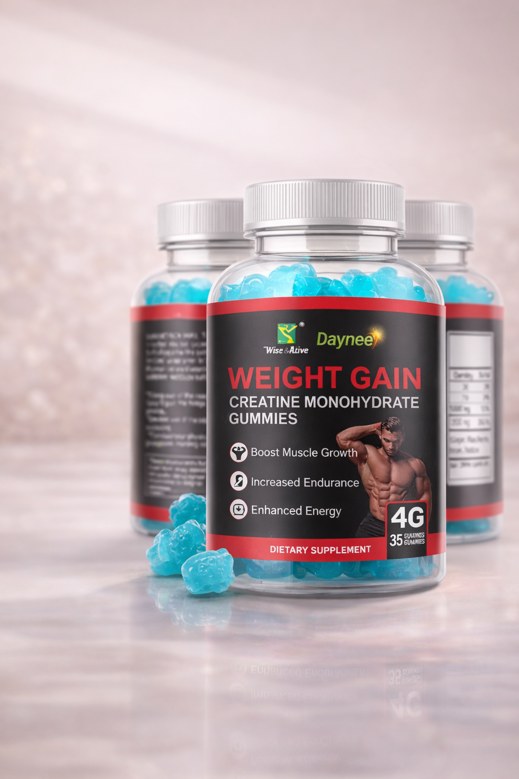 Weight Gain- Creatine Monohydrate Gummies