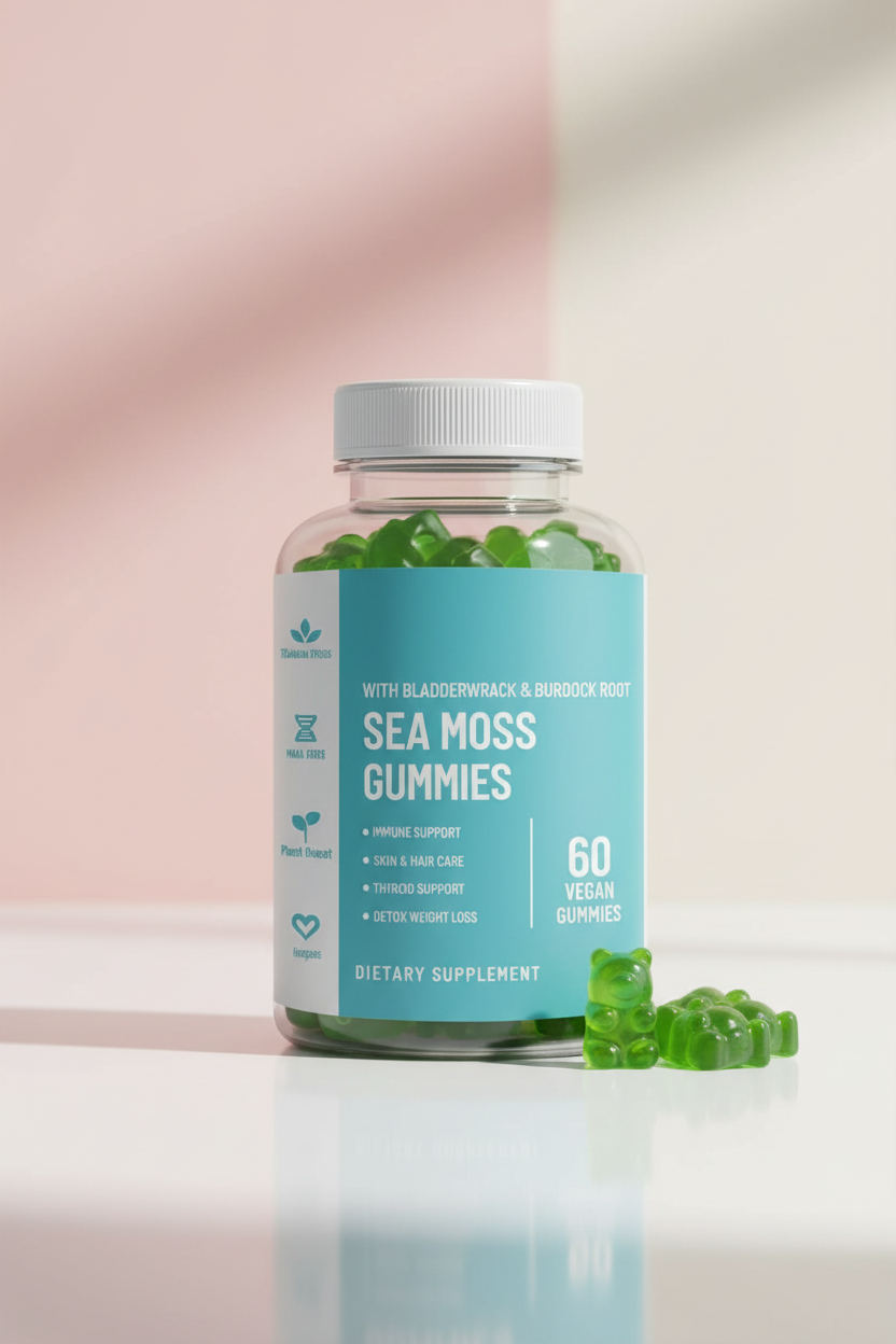 Sea Moss Gummies professional product image